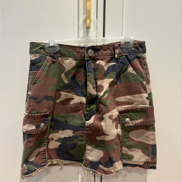 Urban outfitters cargo denim mini skirt - Picture 1 of 4